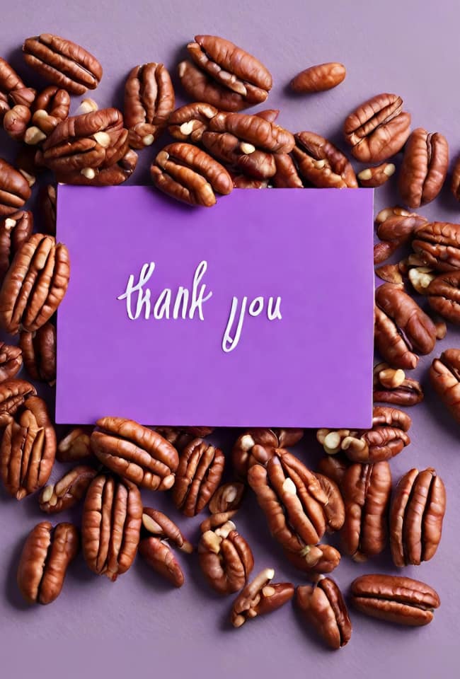 Thank you gift box with pecans